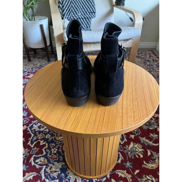 Sandro Black Suede Jodhpur Boots main image 9